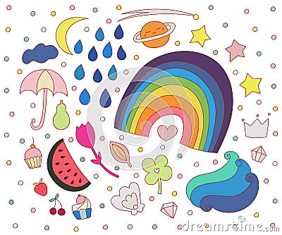 Happy pattern Vector Illustration